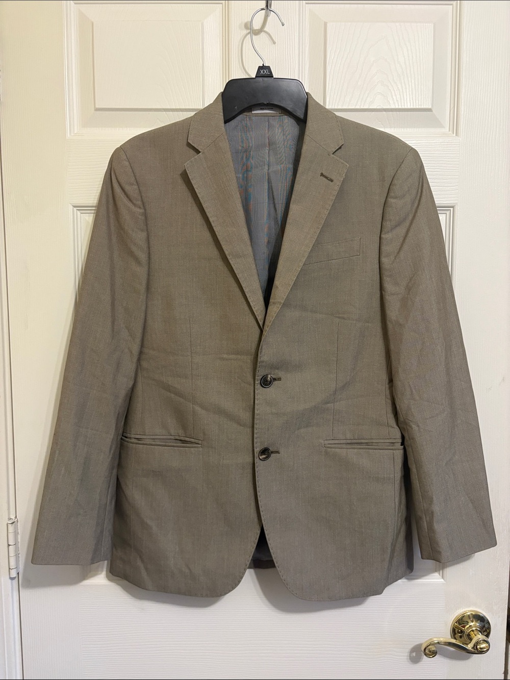 JF- j.ferrar Taupe Men's Blazer Slim fit